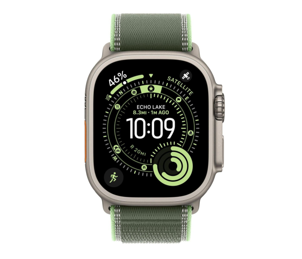 Apple Opaska Trail 49 mm M/L neonowa zieleń + tytan naturalny - 1362525 - zdjęcie 3